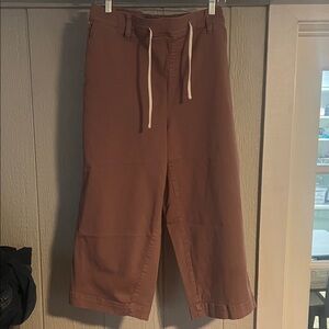 Torrid Weekend Wide Leg Ankle Crop Pants